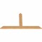 Ekena Millwork Portland Timber Gable Bracket, Western Red Cedar, 72"W x 39"H x 1 1/2"D x 5 1/2"F, 13/12 Pitch GBW072X39X0206POR00SWR - alternate 2
